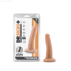 Dr. Skin Plus By Blush® | Realistic 5.5-Inch Long Soft Yet Erect & Posable Dildo With Suction Cup Base-French Quarter Lingerie Dr. Skin Plus By Blush® | Realistic 5.5-Inch Long Soft Yet Erect & Posable Dildo With Suction Cup Base-French Quarter Lingerie
