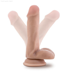Dr. Skin By Blush® | Dr. Jeffrey 6.5 Inch Long Dildo with Suction Cup & Balls-French Quarter Lingerie Dr. Skin By Blush® | Dr. Jeffrey 6.5 Inch Long Dildo with Suction Cup & Balls-French Quarter Lingerie
