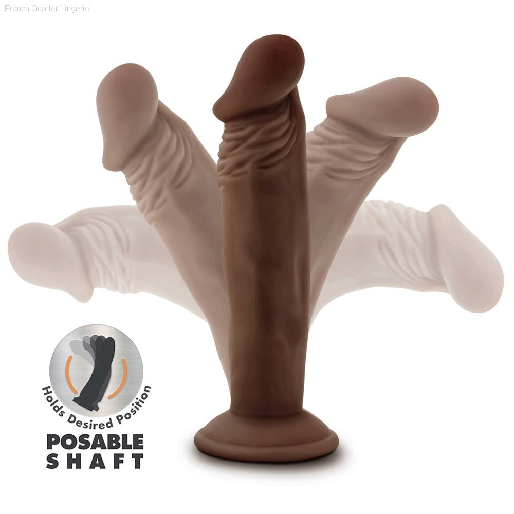 Dr. Skin Plus By Blush® | Realistic 6.5-Inch Long Soft Yet Erect & Posable Dildo With Suction Cup Base-French Quarter Lingerie Dr. Skin Plus By Blush® | Realistic 6.5-Inch Long Soft Yet Erect & Posable Dildo With Suction Cup Base-French Quarter Lingerie