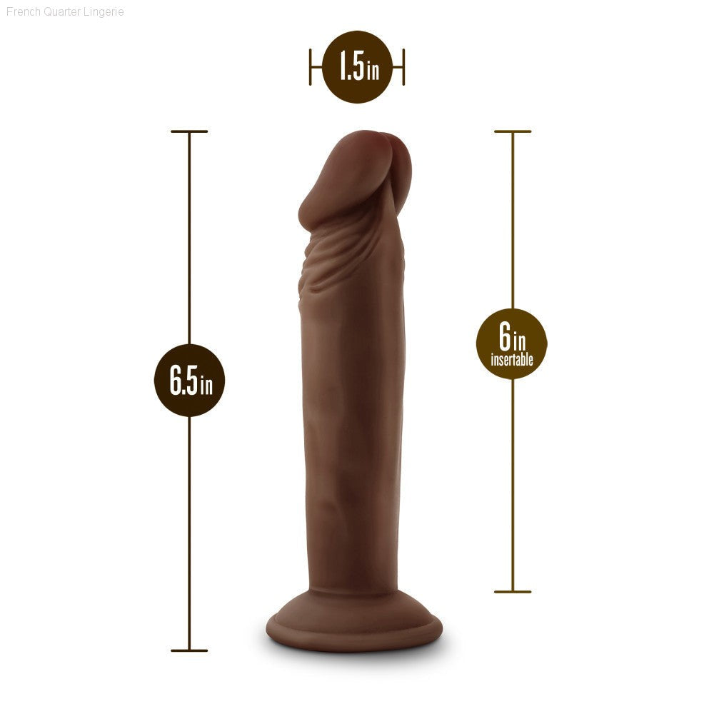 Dr. Skin Plus By Blush® | Realistic 6.5-Inch Long Soft Yet Erect & Posable Dildo With Suction Cup Base-French Quarter Lingerie Dr. Skin Plus By Blush® | Realistic 6.5-Inch Long Soft Yet Erect & Posable Dildo With Suction Cup Base-French Quarter Lingerie