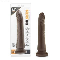 Dr. Skin By Blush® | Basic Realistic Curved G-Spot 9-Inch Long Dildo With Suction Cup Base-French Quarter Lingerie Dr. Skin By Blush® | Basic Realistic Curved G-Spot 9-Inch Long Dildo With Suction Cup Base-French Quarter Lingerie