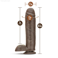 Dr. Skin By Blush® | Mr. Mister Realistic 11-Inch Long Dildo With Balls & Suction Cup Base-French Quarter Lingerie Dr. Skin By Blush® | Mr. Mister Realistic 11-Inch Long Dildo With Balls & Suction Cup Base-French Quarter Lingerie