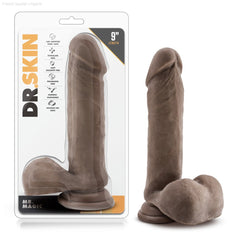 Dr. Skin By Blush® | Mr. Magic 9 Inch Long Dildo with Suction Cup & Balls-French Quarter Lingerie Dr. Skin By Blush® | Mr. Magic 9 Inch Long Dildo with Suction Cup & Balls-French Quarter Lingerie