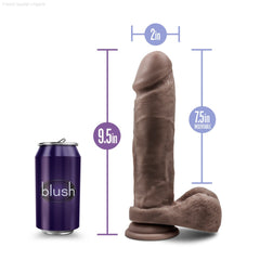 Dr. Skin By Blush® | Mr. Magic 9 Inch Long Dildo with Suction Cup & Balls-French Quarter Lingerie Dr. Skin By Blush® | Mr. Magic 9 Inch Long Dildo with Suction Cup & Balls-French Quarter Lingerie