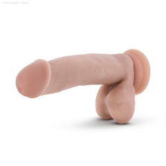 Dr. Skin By Blush® | Dr. Mark 7 Inch Long Dildo with Suction Cup & Balls-French Quarter Lingerie Dr. Skin By Blush® | Dr. Mark 7 Inch Long Dildo with Suction Cup & Balls-French Quarter Lingerie