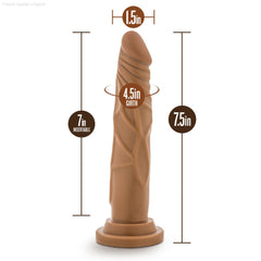 Dr. Skin By Blush® | Realistic Cock Realistic 7.5-Inch Long Dildo With Suction Cup Base-French Quarter Lingerie Dr. Skin By Blush® | Realistic Cock Realistic 7.5-Inch Long Dildo With Suction Cup Base-French Quarter Lingerie