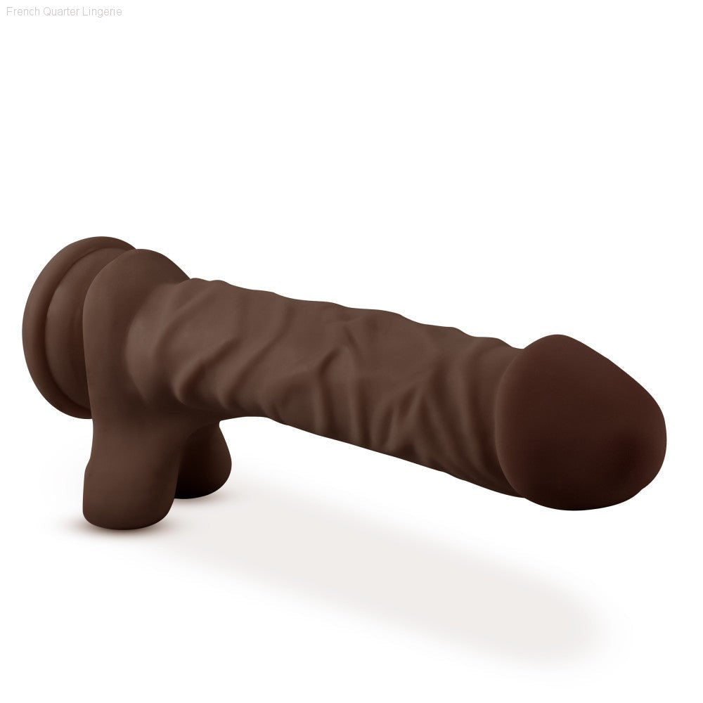 Dr. Skin Plus By Blush® | Realistic 9-Inch Long Soft Yet Erect & Posable Dildo With Balls & Suction Cup Base-French Quarter Lingerie Dr. Skin Plus By Blush® | Realistic 9-Inch Long Soft Yet Erect & Posable Dildo With Balls & Suction Cup Base-French Quarter Lingerie