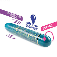 The Collection By Blush® | Astral Teal 7-Inch Vibrator The Collection By Blush® | Astral Teal 7-Inch Vibrator