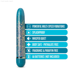 The Collection By Blush® | Astral Teal 7-Inch Vibrator The Collection By Blush® | Astral Teal 7-Inch Vibrator