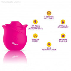 Zen Rose - Handheld Rose Clitoral and Nipple Stimulator Zen Rose - Handheld Rose Clitoral and Nipple Stimulator