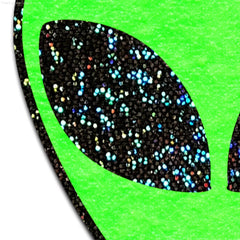 Alien: Glow-In-The-Dark with Glittering Eyes Nipple Pasties-French Quarter Lingerie Alien: Glow-In-The-Dark with Glittering Eyes Nipple Pasties-French Quarter Lingerie