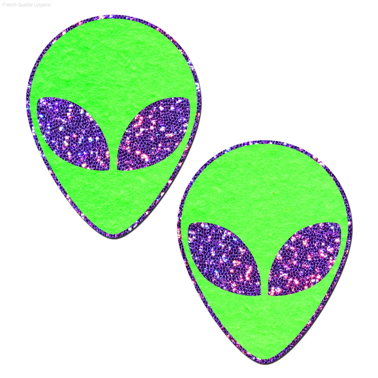 Alien: Glow-In-The-Dark With Glittering Eyes Nipple Pasties Alien: Glow-In-The-Dark With Glittering Eyes Nipple Pasties