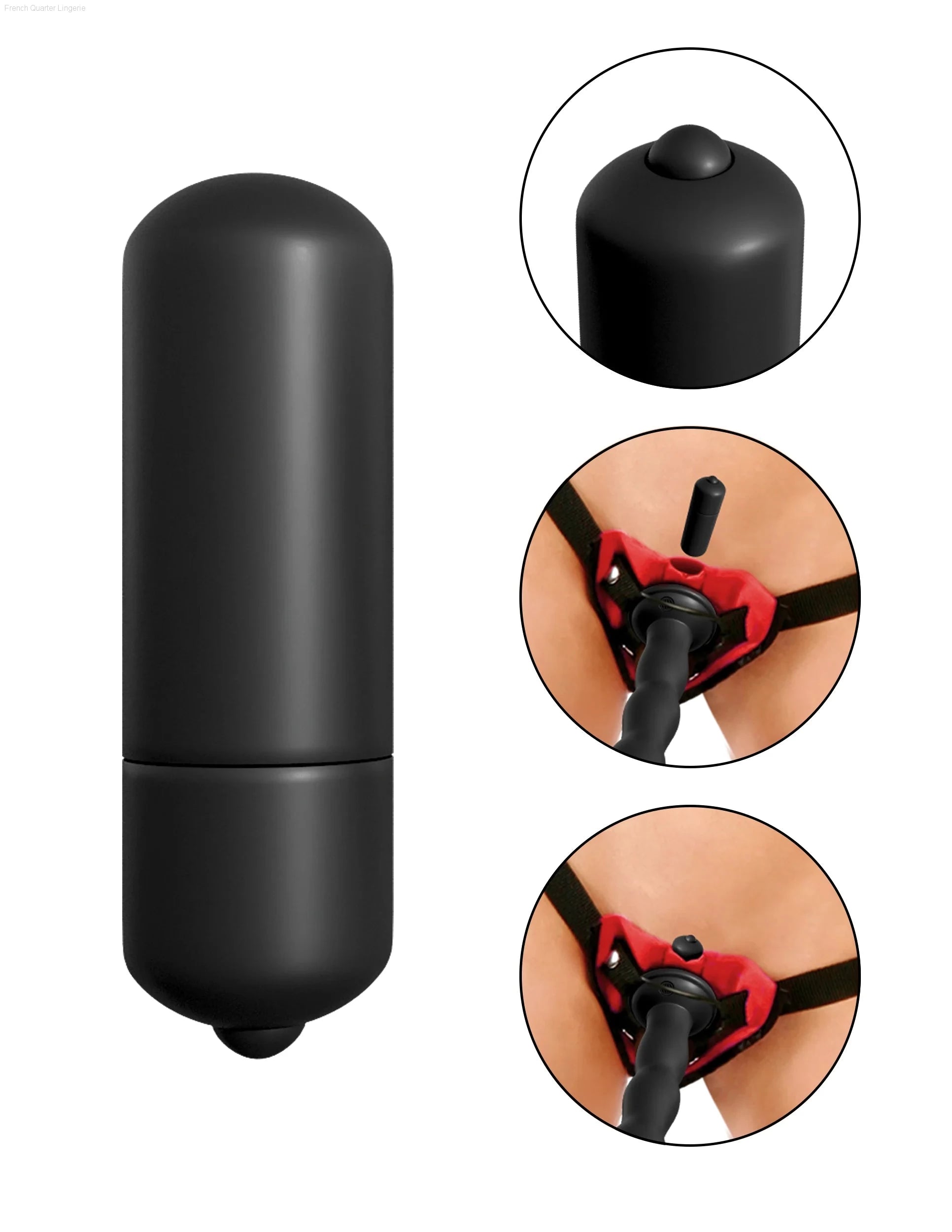 Fetish Fantasy Series - Vibrating Strap-On Set-French Quarter Lingerie Fetish Fantasy Series - Vibrating Strap-On Set-French Quarter Lingerie