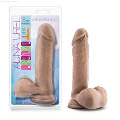 Au Naturel Realistic 8-Inch Long Dildo With Balls & Suction Cup Base-French Quarter Lingerie Au Naturel Realistic 8-Inch Long Dildo With Balls & Suction Cup Base-French Quarter Lingerie