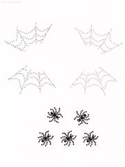 Web Face Jewels Sticker Web Face Jewels Sticker