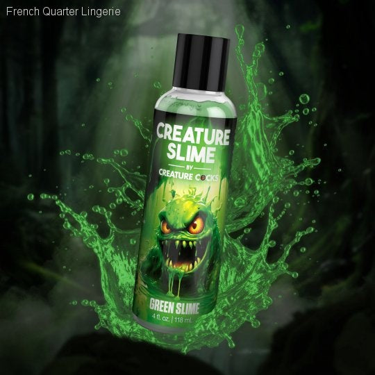 Green Creature Slime Water-Based Lubricant-French Quarter Lingerie Green Creature Slime Water-Based Lubricant-French Quarter Lingerie
