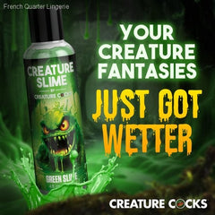 Green Creature Slime Water-Based Lubricant-French Quarter Lingerie Green Creature Slime Water-Based Lubricant-French Quarter Lingerie