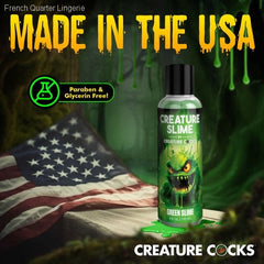 Green Creature Slime Water-Based Lubricant-French Quarter Lingerie Green Creature Slime Water-Based Lubricant-French Quarter Lingerie