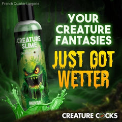 Green Creature Slime Water-Based Lubricant-French Quarter Lingerie Green Creature Slime Water-Based Lubricant-French Quarter Lingerie