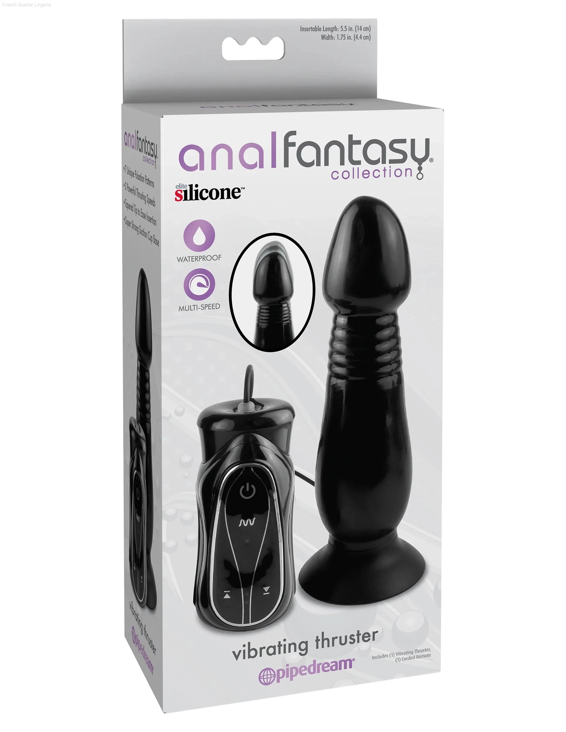 Anal Fantasy Collection - Vibrating Thruster-French Quarter Lingerie Anal Fantasy Collection - Vibrating Thruster-French Quarter Lingerie