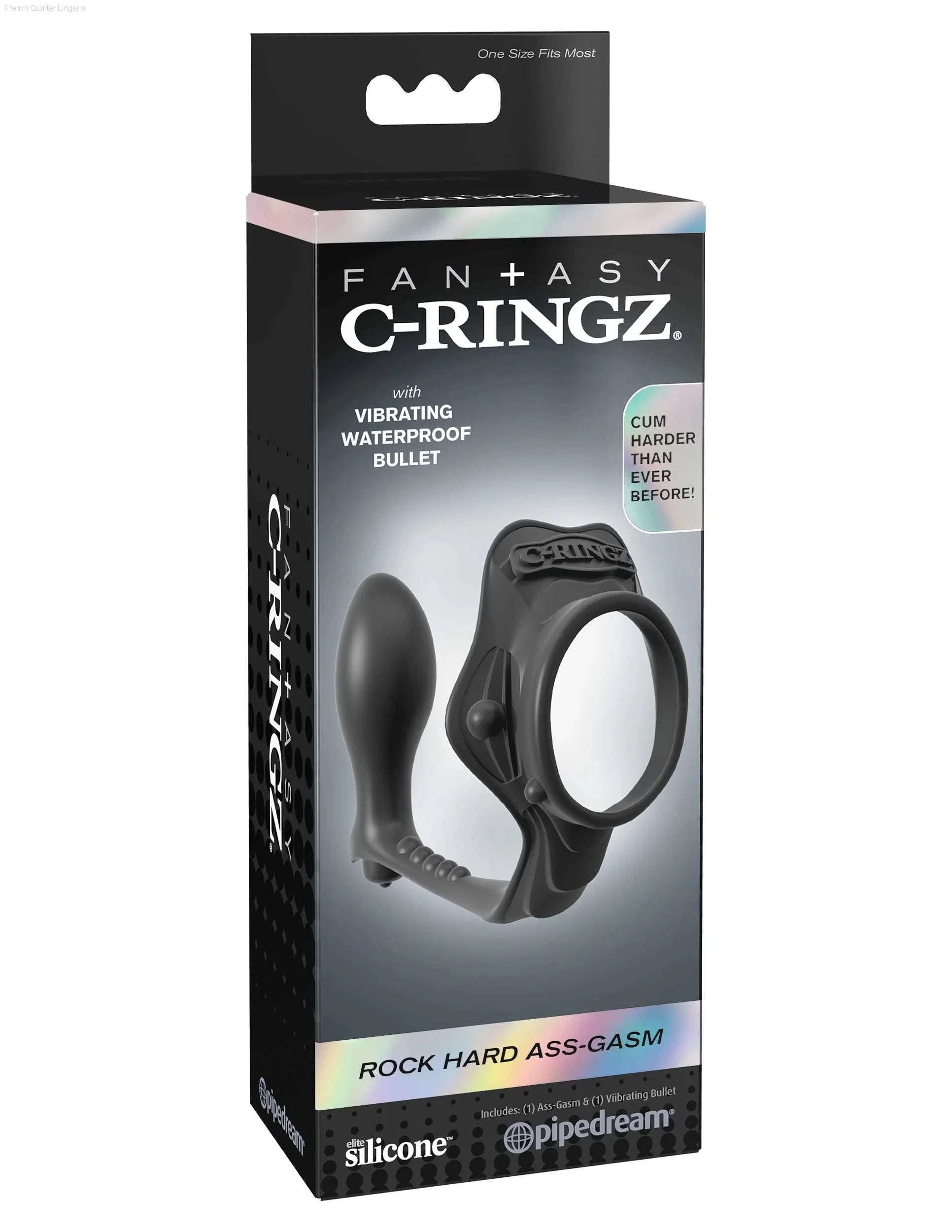 Fantasy C-Ringz - Rock Hard Ass-Gasm-French Quarter Lingerie Fantasy C-Ringz - Rock Hard Ass-Gasm-French Quarter Lingerie
