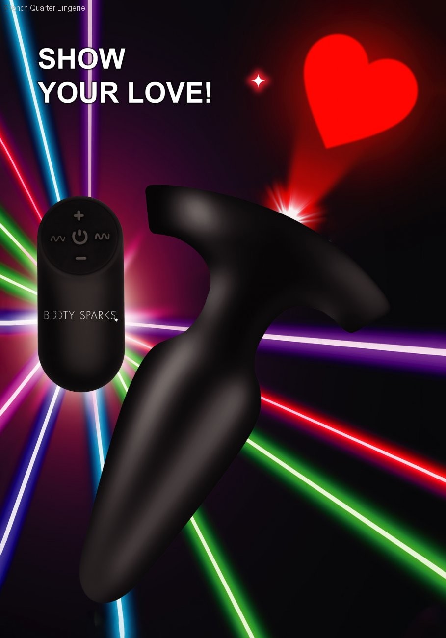 28X Laser Heart Silicone Anal Plug With Remote – Small 28X Laser Heart Silicone Anal Plug With Remote – Small