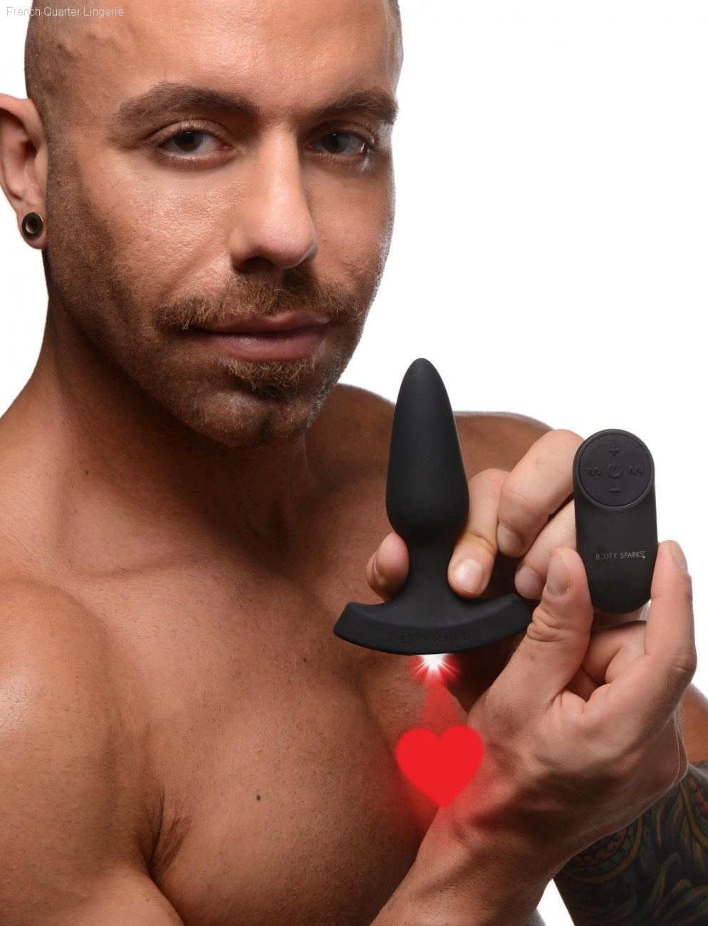 28X Laser Heart Silicone Anal Plug with Remote – Small-French Quarter Lingerie 28X Laser Heart Silicone Anal Plug with Remote – Small-French Quarter Lingerie