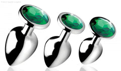 Emerald Gem Anal Plug Set-French Quarter Lingerie Emerald Gem Anal Plug Set-French Quarter Lingerie