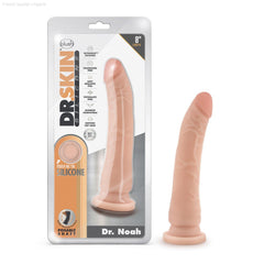 Dr. Skin Silicone By Blush® | Dr. Noah Realistic 8.5-Inch Long Dildo With Suction Cup Base-French Quarter Lingerie Dr. Skin Silicone By Blush® | Dr. Noah Realistic 8.5-Inch Long Dildo With Suction Cup Base-French Quarter Lingerie