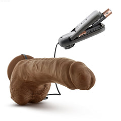 Coverboy™ By Blush® | The Boxer Realistic Mocha 9-Inch Long Remote Control Vibrating Dildo With Suction Cup Base-French Quarter Lingerie Coverboy™ By Blush® | The Boxer Realistic Mocha 9-Inch Long Remote Control Vibrating Dildo With Suction Cup Base-French Quarter Lingerie