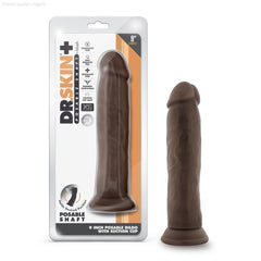 Dr. Skin Plus By Blush® | Realistic 9.25-Inch Long Soft Yet Erect & Posable Dildo With Suction Cup Base-French Quarter Lingerie Dr. Skin Plus By Blush® | Realistic 9.25-Inch Long Soft Yet Erect & Posable Dildo With Suction Cup Base-French Quarter Lingerie