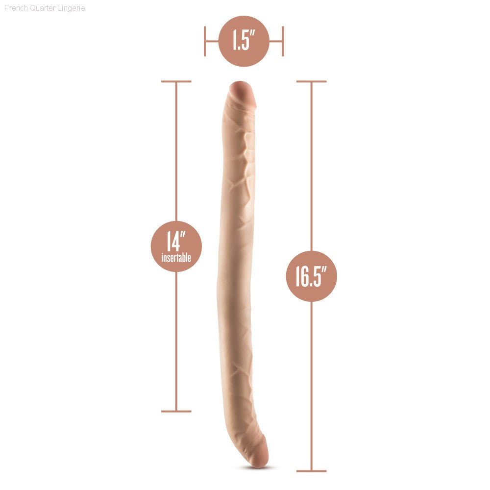 Dr. Skin Plus | 16.5 Inch Double Dong – Extra Long Double-Ended Dildo With A Realistic Posable Shaft-French Quarter Lingerie Dr. Skin Plus | 16.5 Inch Double Dong – Extra Long Double-Ended Dildo With A Realistic Posable Shaft-French Quarter Lingerie