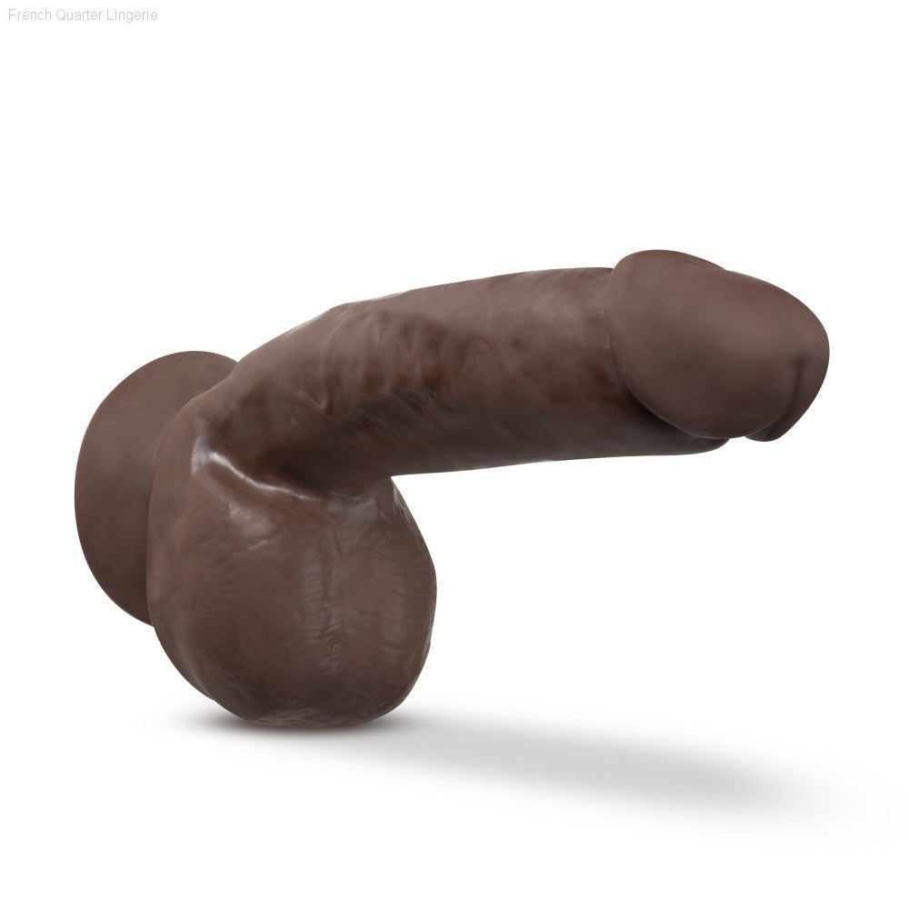 Dr. Skin Plus By Blush® | Realistic 8.5-Inch Long Soft Yet Erect & Posable Dildo With Balls & Suction Cup Base-French Quarter Lingerie Dr. Skin Plus By Blush® | Realistic 8.5-Inch Long Soft Yet Erect & Posable Dildo With Balls & Suction Cup Base-French Quarter Lingerie
