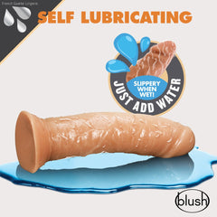 Dr. Skin Glide By Blush® | Realistic 8-Inch Long Self-Lubricating Dildo With Suction Cup Base-French Quarter Lingerie Dr. Skin Glide By Blush® | Realistic 8-Inch Long Self-Lubricating Dildo With Suction Cup Base-French Quarter Lingerie