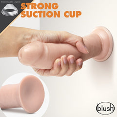 Dr. Skin Glide By Blush® | Realistic 8-Inch Long Self-Lubricating Dildo With Suction Cup Base-French Quarter Lingerie Dr. Skin Glide By Blush® | Realistic 8-Inch Long Self-Lubricating Dildo With Suction Cup Base-French Quarter Lingerie