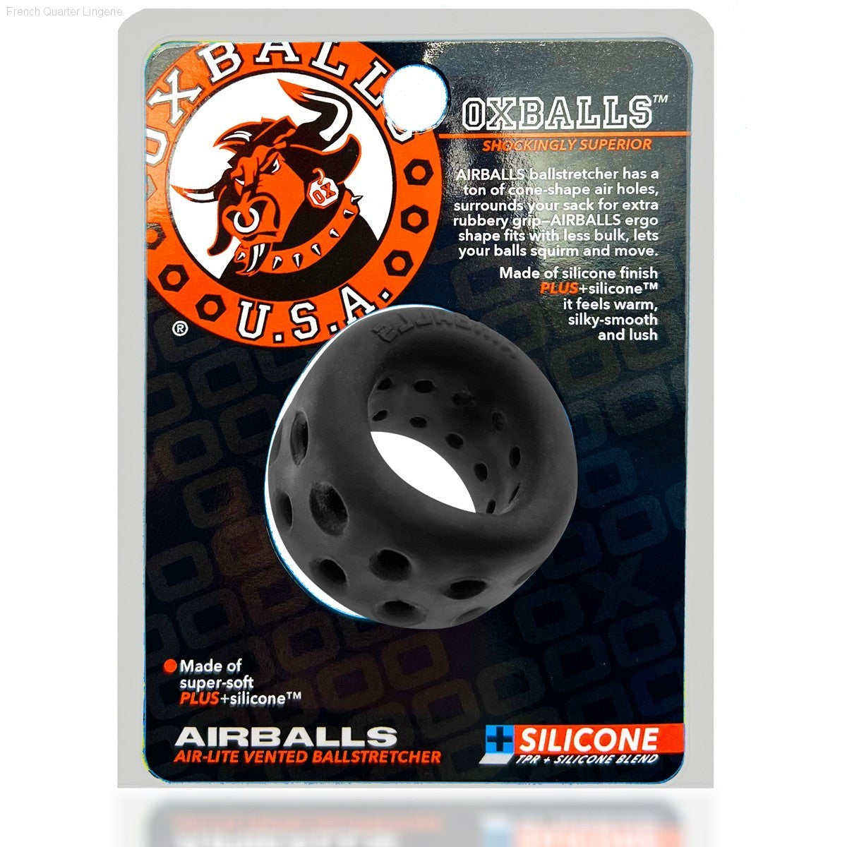 Air Balls - Air-Lite Vented Ballstretcher-French Quarter Lingerie Air Balls - Air-Lite Vented Ballstretcher-French Quarter Lingerie