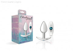 Cheeky Charms - Silver Metal Butt T-Plug Kit-French Quarter Lingerie Cheeky Charms - Silver Metal Butt T-Plug Kit-French Quarter Lingerie