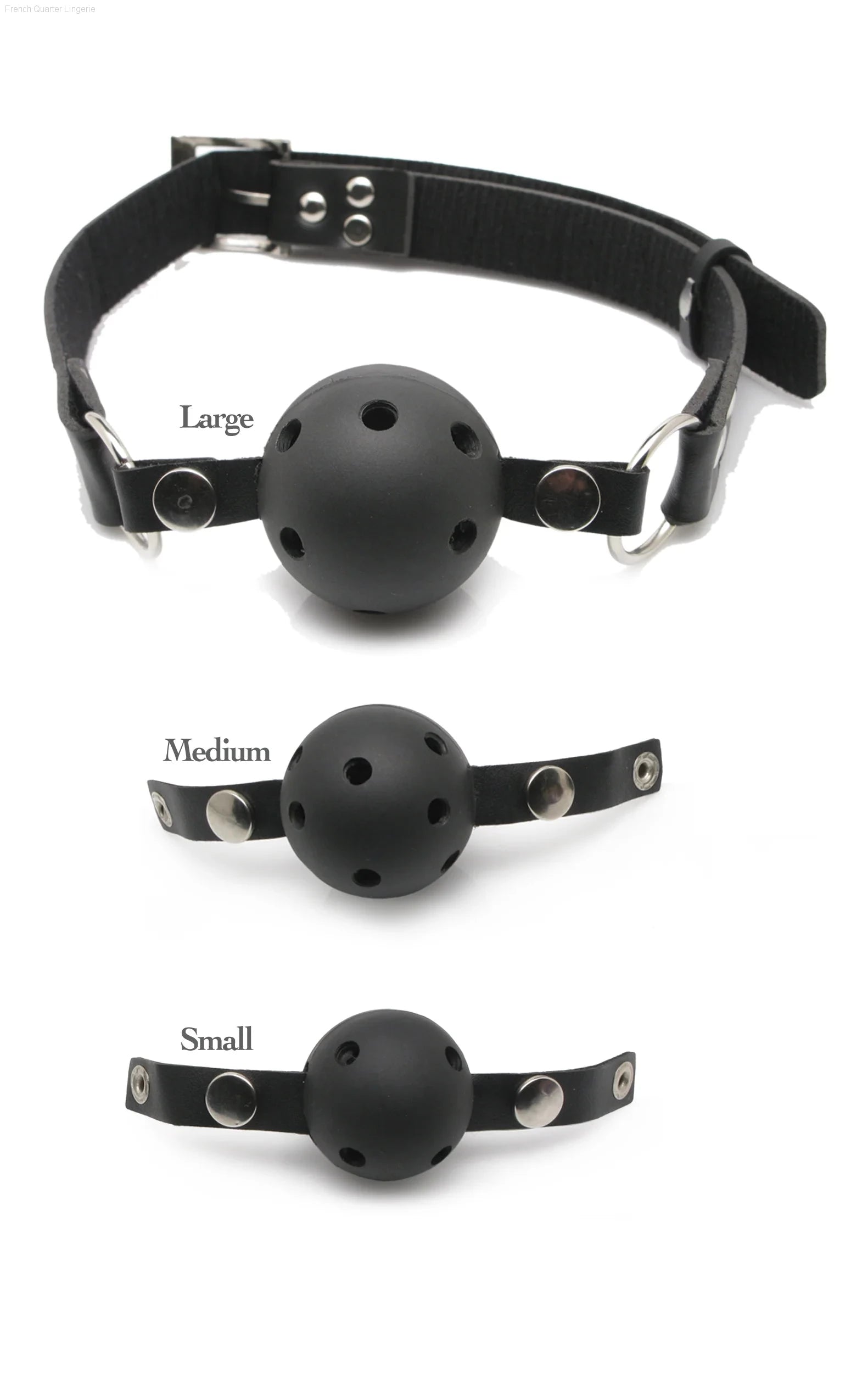 Fetish Fantasy Series - Ball Gag Training System-French Quarter Lingerie Fetish Fantasy Series - Ball Gag Training System-French Quarter Lingerie