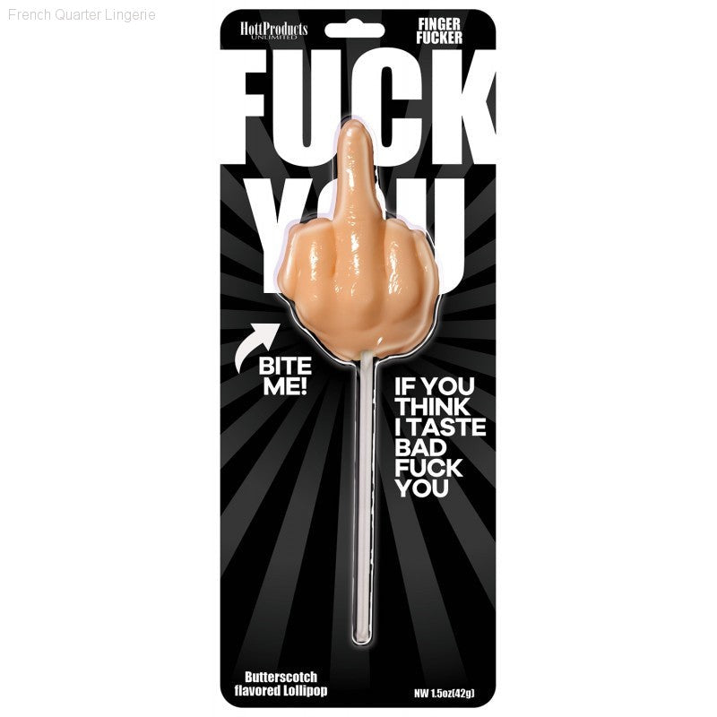 Fuck You Finger Fucker Lollipop-French Quarter Lingerie Fuck You Finger Fucker Lollipop-French Quarter Lingerie