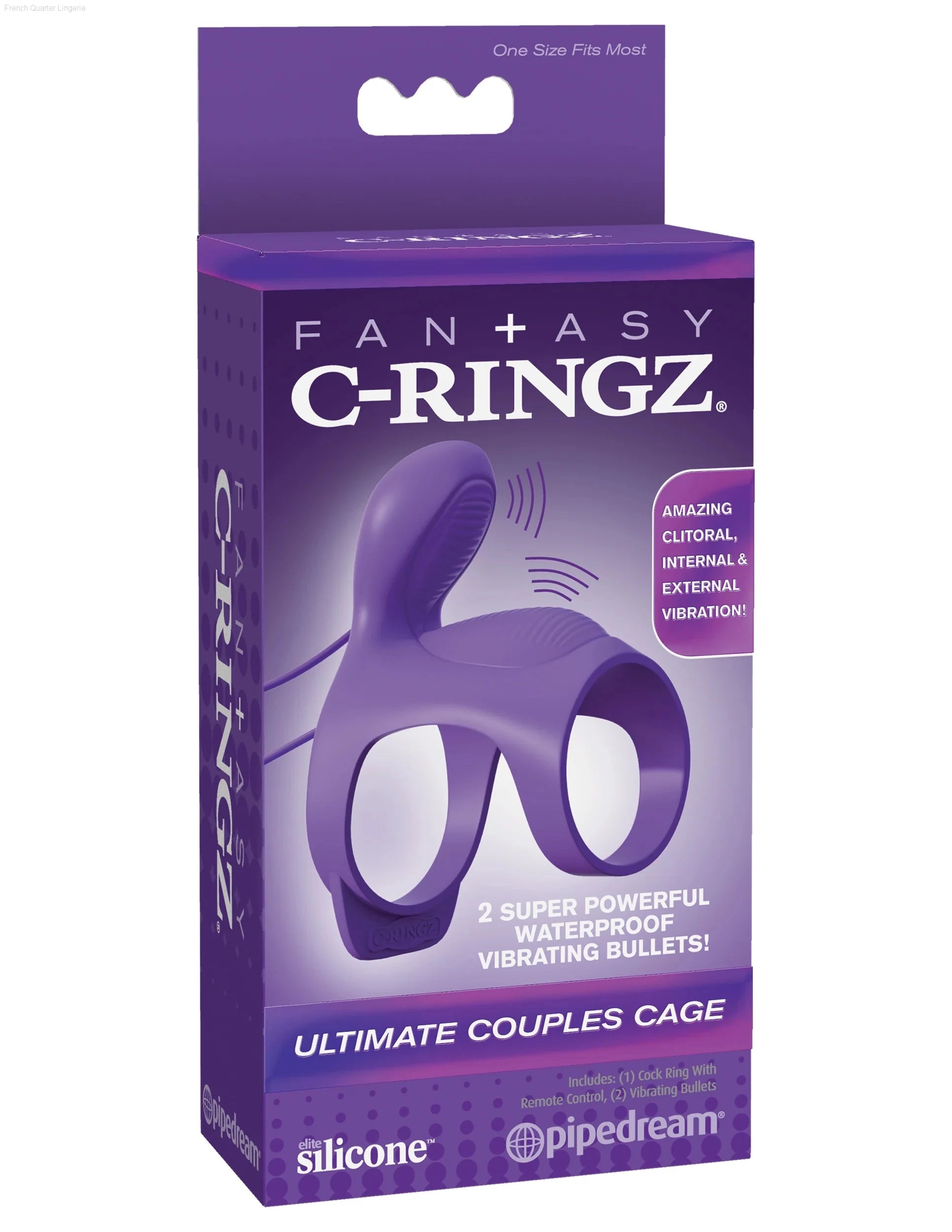 Fantasy C-Ringz - Ultimate Couples Cage-French Quarter Lingerie Fantasy C-Ringz - Ultimate Couples Cage-French Quarter Lingerie