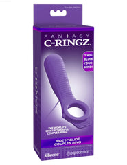 Fantasy C-Ringz - Ride N' Glide Couples Ring-French Quarter Lingerie Fantasy C-Ringz - Ride N' Glide Couples Ring-French Quarter Lingerie
