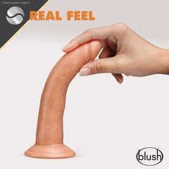 Dr. Skin Glide By Blush® | Realistic 7.5-Inch Long Self-Lubricating Dildo With Suction Cup Base-French Quarter Lingerie Dr. Skin Glide By Blush® | Realistic 7.5-Inch Long Self-Lubricating Dildo With Suction Cup Base-French Quarter Lingerie