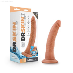 Dr. Skin Glide By Blush® | Realistic 7.5-Inch Long Self-Lubricating Dildo With Suction Cup Base-French Quarter Lingerie Dr. Skin Glide By Blush® | Realistic 7.5-Inch Long Self-Lubricating Dildo With Suction Cup Base-French Quarter Lingerie