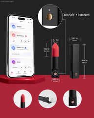 Exomoon Mini Bullet Vibrator - Bluetooth Secret Lipstick Vibrator Exomoon Mini Bullet Vibrator - Bluetooth Secret Lipstick Vibrator