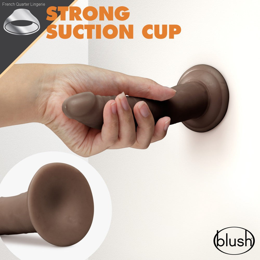 Dr. Skin Glide By Blush® | Realistic 7.5-Inch Long Self-Lubricating Dildo With Suction Cup Base-French Quarter Lingerie Dr. Skin Glide By Blush® | Realistic 7.5-Inch Long Self-Lubricating Dildo With Suction Cup Base-French Quarter Lingerie