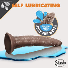 Dr. Skin Glide By Blush® | Realistic 7.5-Inch Long Self-Lubricating Dildo With Suction Cup Base-French Quarter Lingerie Dr. Skin Glide By Blush® | Realistic 7.5-Inch Long Self-Lubricating Dildo With Suction Cup Base-French Quarter Lingerie