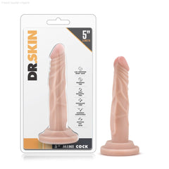 Dr. Skin By Blush® | Realistic Beige 5.75-Inch Long Dildo With Suction Cup Base-French Quarter Lingerie Dr. Skin By Blush® | Realistic Beige 5.75-Inch Long Dildo With Suction Cup Base-French Quarter Lingerie
