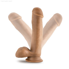 Dr. Skin By Blush® | Dr. Mark 7 Inch Long Dildo with Suction Cup & Balls-French Quarter Lingerie Dr. Skin By Blush® | Dr. Mark 7 Inch Long Dildo with Suction Cup & Balls-French Quarter Lingerie