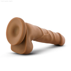 Dr. Skin By Blush® | Realistic Cock 7.75-Inch Long Dildo With Balls & Suction Cup Base-French Quarter Lingerie Dr. Skin By Blush® | Realistic Cock 7.75-Inch Long Dildo With Balls & Suction Cup Base-French Quarter Lingerie