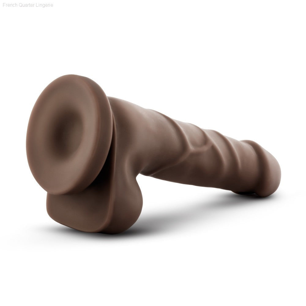 Dr. Skin By Blush® | Realistic Cock 7.75-Inch Long Dildo With Balls & Suction Cup Base-French Quarter Lingerie Dr. Skin By Blush® | Realistic Cock 7.75-Inch Long Dildo With Balls & Suction Cup Base-French Quarter Lingerie